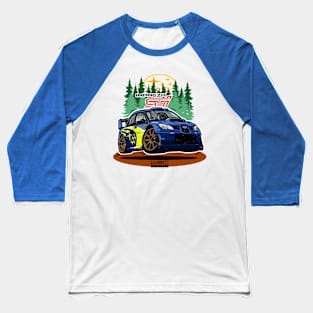 Impreza STI WRX Rally Baseball T-Shirt